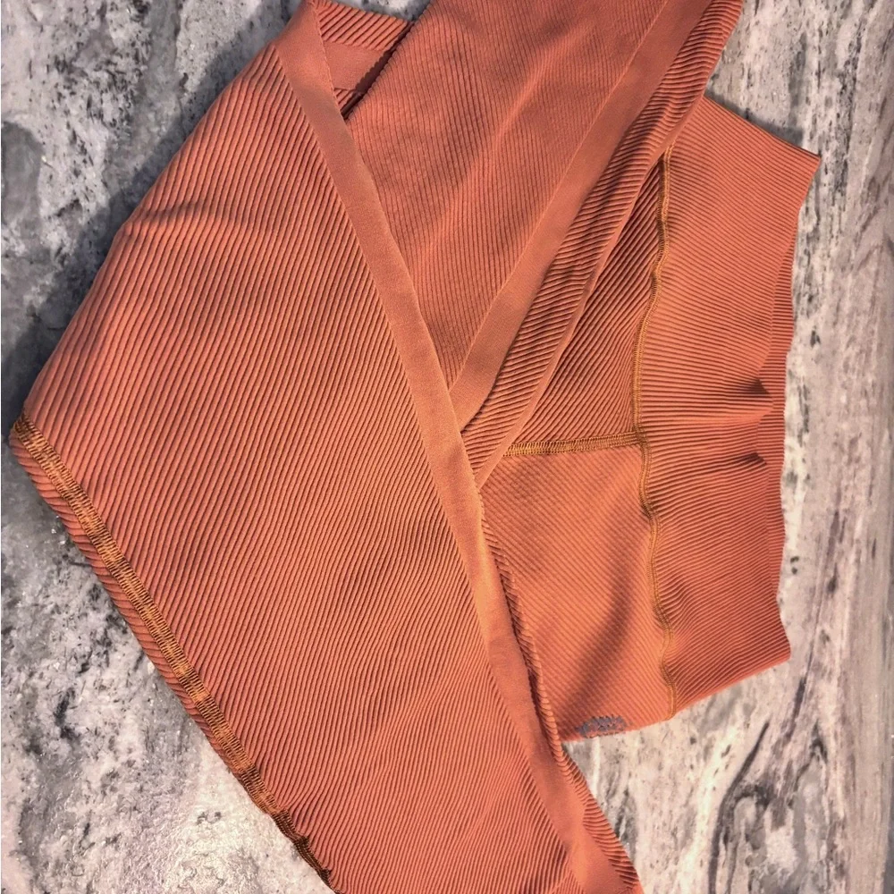 Free People Movement High Waist Ribbed Leggings Large - Picture 5 of 6